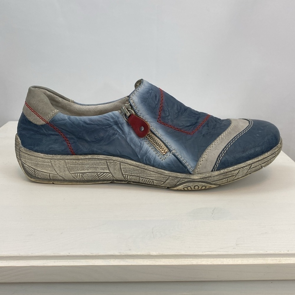 EUC Remonte Leather Blue Shoe Low Rise - Picture 4 of 11
